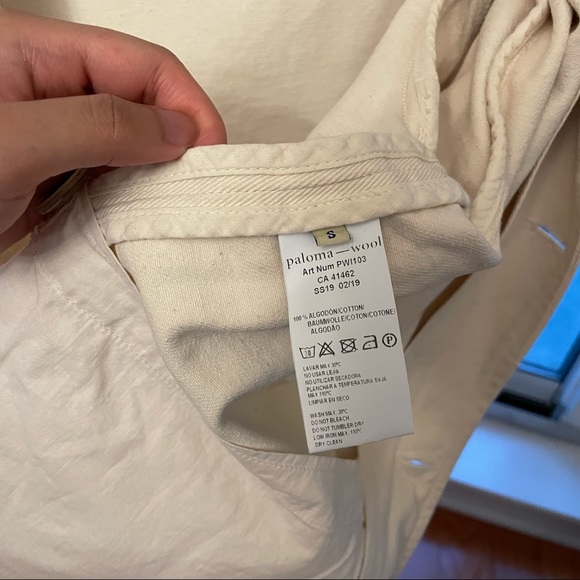 Paloma Wool cream canvas jacket. Unisex small - fits womens S-L. - Picture 7 of 7